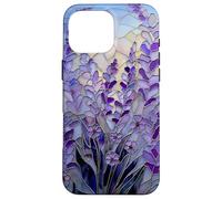 Carcasa para iPhone 16 Pro MAX Flor Silvestre Lavanda púrpura Floral