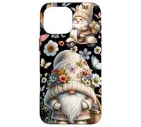 Carcasa para iPhone 16 Pro MAX Floral Summer GNOME with Butterflies Cute Flower Pattern