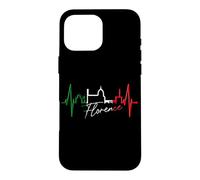 Carcasa para iPhone 16 Pro MAX Florencia Skyline Italia Latido del Corazón Amo Firenze