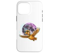 Carcasa para iPhone 16 Pro MAX Flying Duck Moon Night Bird Cute Duck Graphics