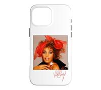 Carcasa para iPhone 16 Pro MAX Foto de Whitney Houston Red Ribbon Signature