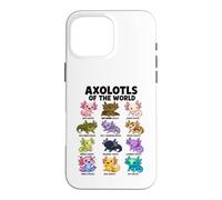 Carcasa para iPhone 16 Pro MAX Funny Axolotl Lovers Axolotls of The World