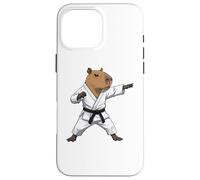 Carcasa para iPhone 16 Pro MAX Funny Capybara Doing Karate Samurai Ninja Capybara