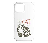 Carcasa para iPhone 16 Pro MAX Funny Cat Juego de Palabras Big Cat Liar