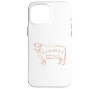 Carcasa para iPhone 16 Pro MAX Funny Contabilidad Pun Cash Cow
