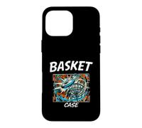 Carcasa para iPhone 16 Pro MAX Funny Disc Golf Basket Case Retro Pop Art