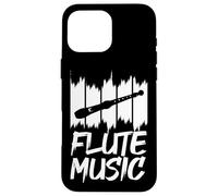 Carcasa para iPhone 16 Pro MAX Funny Flute Music Flautista Grabadora