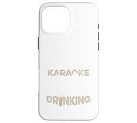 Carcasa para iPhone 16 Pro MAX Funny Karaoke Singer Bar Music Lover Singing Drinking Bar