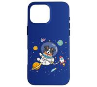 Carcasa para iPhone 16 Pro MAX Funny Kawaii Kids Boys Girls Space Aussie Dog Lover