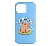 Carcasa para iPhone 16 Pro MAX Funny Kids Kawaii Meme Chill Rage Consumes Me Capybara Vibes
