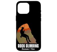 Carcasa para iPhone 16 Pro MAX Funny Rock Climbing Mountaineering Rock Climber Gift