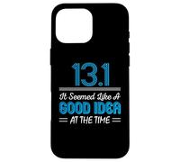 Carcasa para iPhone 16 Pro MAX Funny Running 13.1 Miles Half Marathon