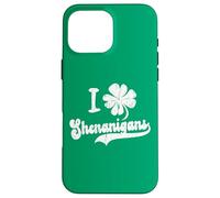 Carcasa para iPhone 16 Pro MAX Funny Saint Patricks Day Grunge Patty I Clover Shenanigans