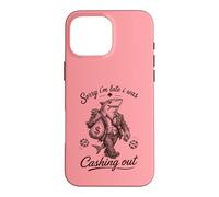 Carcasa para iPhone 16 Pro MAX Funny Shark Sorry Was Cashing out Casino Ganador Humor