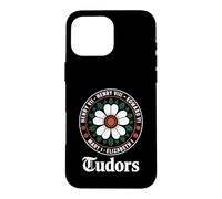 Carcasa para iPhone 16 Pro MAX Funny Tudor Kings, Reinas Monarcas de la Historia Inglesa Rosa