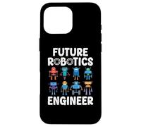 Carcasa para iPhone 16 Pro MAX Future Robotics Engineer Funny Robot Engineering Kids