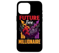 Carcasa para iPhone 16 Pro MAX Futuro Forex Millionaire Trading Mercados de valores Day Trader