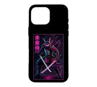 Carcasa para iPhone 16 Pro MAX Futuro Guerrero Samurai Anime Ciencia Ficción