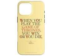 Carcasa para iPhone 16 Pro MAX Game of Thrones When You Play