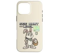Carcasa para iPhone 16 Pro MAX Gamer Egg Hunt Nivel 67 Videojuego Bunny Retro Estética