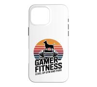 Carcasa para iPhone 16 Pro MAX Gamer Fitness Sube De Nivel En Gimnasio Y Par