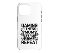 Carcasa para iPhone 16 Pro MAX Gaming Fitness Lift Run Game Walk Repeat