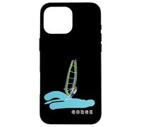 Carcasa para iPhone 16 Pro MAX Garganta Windsurf, Windsurf en el desfiladero