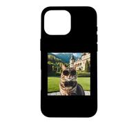Carcasa para iPhone 16 Pro MAX Gato en el Castillo de Peles