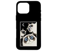 Carcasa para iPhone 16 Pro MAX Gatos Ragdoll Trio Ojos Azules para Cat Mom o Dad