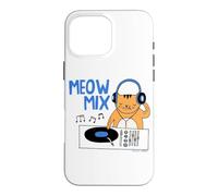 Carcasa para iPhone 16 Pro MAX Gemma Correll Meow Mix DJ Cat Funny Rave Design