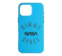 Carcasa para iPhone 16 Pro MAX Gimme Space de la NASA con el Logotipo de Gusano de la NASA