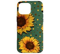 Carcasa para iPhone 16 Pro MAX Girasol Sunshine Vibrante Vintage Pop Art Flower Graphic