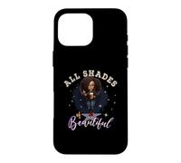 Carcasa para iPhone 16 Pro MAX Girl Empowered Afro Black Queen African Women