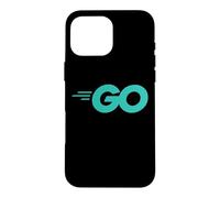 Carcasa para iPhone 16 Pro MAX Go Programming Language con Go Logo Golang desarrolladores
