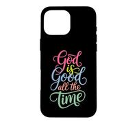 Carcasa para iPhone 16 Pro MAX God Is Good All The Time Christian Cute Bible Versículo