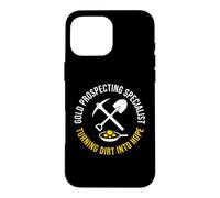 Carcasa para iPhone 16 Pro MAX Gold Prospecting Specialist Funny Mining