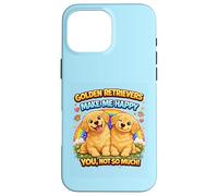 Carcasa para iPhone 16 Pro MAX Golden Retrievers Love Never Fails Golden Hours Perros