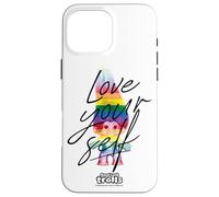 Carcasa para iPhone 16 Pro MAX Good Luck Trolls Love Your Self Rainbow