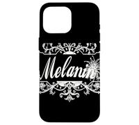 Carcasa para iPhone 16 Pro MAX Goteo de melanina, Herencia nativa Africana, diseño Blanco