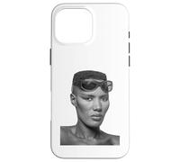 Carcasa para iPhone 16 Pro MAX Grace Jones Singer Warm Leatherette Era 1980 Allan Ballard