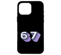 Carcasa para iPhone 16 Pro MAX Gráfico de 67 Nerdy Science Shadow Number