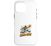 Carcasa para iPhone 16 Pro MAX Gráfico de Captura de acción de béisbol Catch The Fire