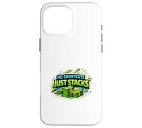 Carcasa para iPhone 16 Pro MAX Gráfico de mentalidad sin atajos, Solo Pilas, Hustle Money