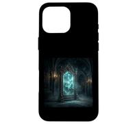 Carcasa para iPhone 16 Pro MAX Gráfico de Mystic Mirror Portal Gothic Fantasy Magic Realm