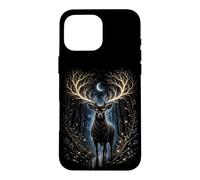 Carcasa para iPhone 16 Pro MAX Gráfico Moonlit Mystic Deer Fantasy Forest
