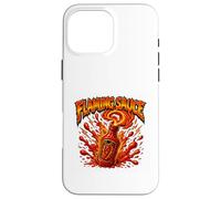 Carcasa para iPhone 16 Pro MAX Gráfico Picante de Salsa flameante Inferno Burst