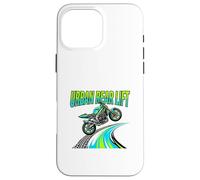 Carcasa para iPhone 16 Pro MAX Gráfico Urban Rear Lift Street Bike Rider