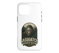 Carcasa para iPhone 16 Pro MAX Gráfico Vintage del noroeste del Pacífico de Sasquatch Guardian Peaks
