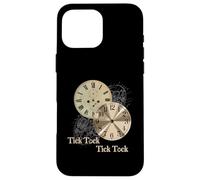 Carcasa para iPhone 16 Pro MAX Grandfather Alarm Clock Time Tick Tock Clock T-Shirt