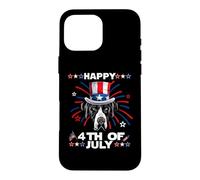 Carcasa para iPhone 16 Pro MAX Great Dane Dog Patriotic American 4th of July Dogs Lovers